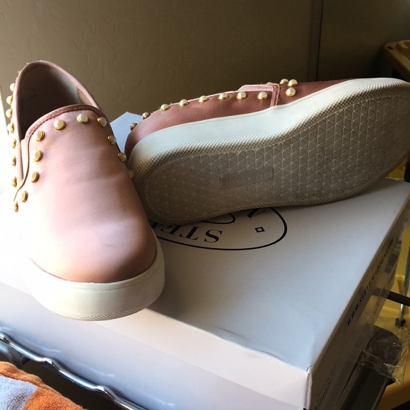 Steve Madden Genette-P Blush satin - Picture 2 of 3